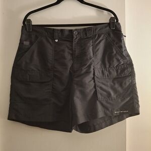 Columbia PFG Omni-Shade Men's Nylon Black Cargo Shorts